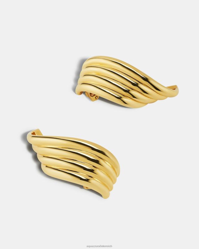 Aquazzura Flügel Ohrringe Gold 8TR48426